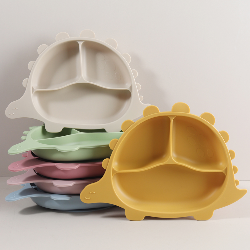 Baby Led Weaning Set - Силиконовая тарелка на присоске для малышей,