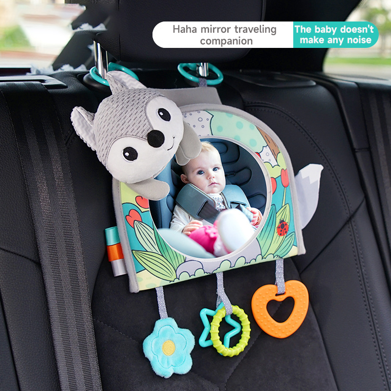 Baby Monitor Sensor - Зеркало-игрушка для автокресла, регулируемый детский монитор,