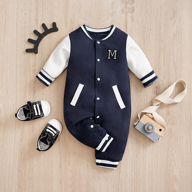 Baby Products On Sale - Комбинезон для новорожденных детей бейсбольная форма