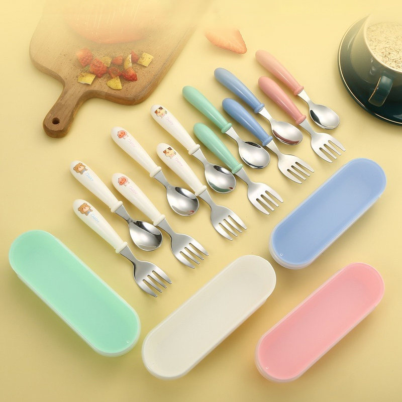 Baby Led Weaning Set - Набор детской посуды из нержавеющей стали