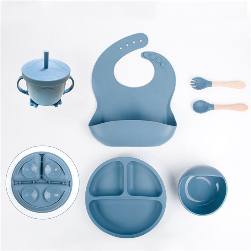 B05C-Детские тарелки, силиконо – обзор и цена Baby Led Weaning Set