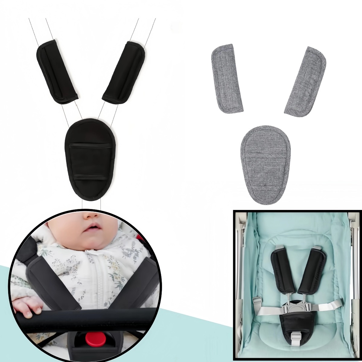 Накладки на ремни безопасности – обзор и цена Infant Car Seat Cover
